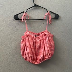 Pink crop top from forever 21